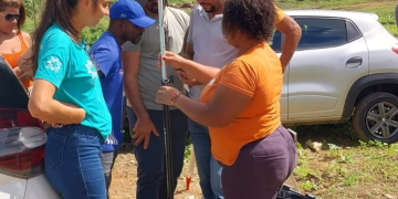 Tabôa capacita equipe para georreferenciar áreas de famílias agricultoras apoiadas